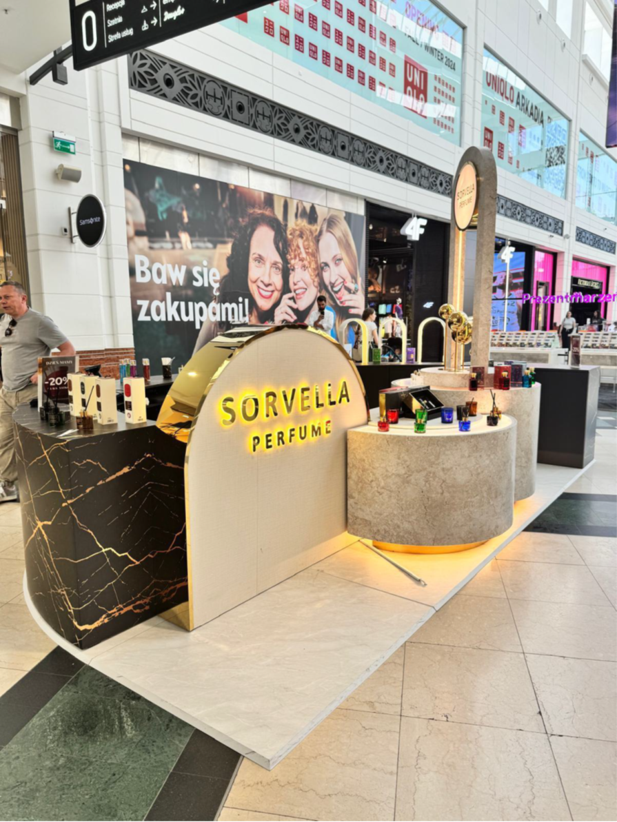 Sorvella Perfume kiosk